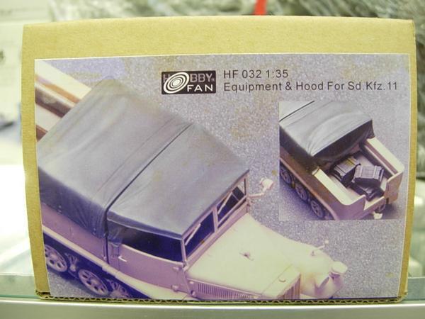 その他 HOBBY FAN HF032 1/35 Equipment&Hood For Sd.Kfz.11