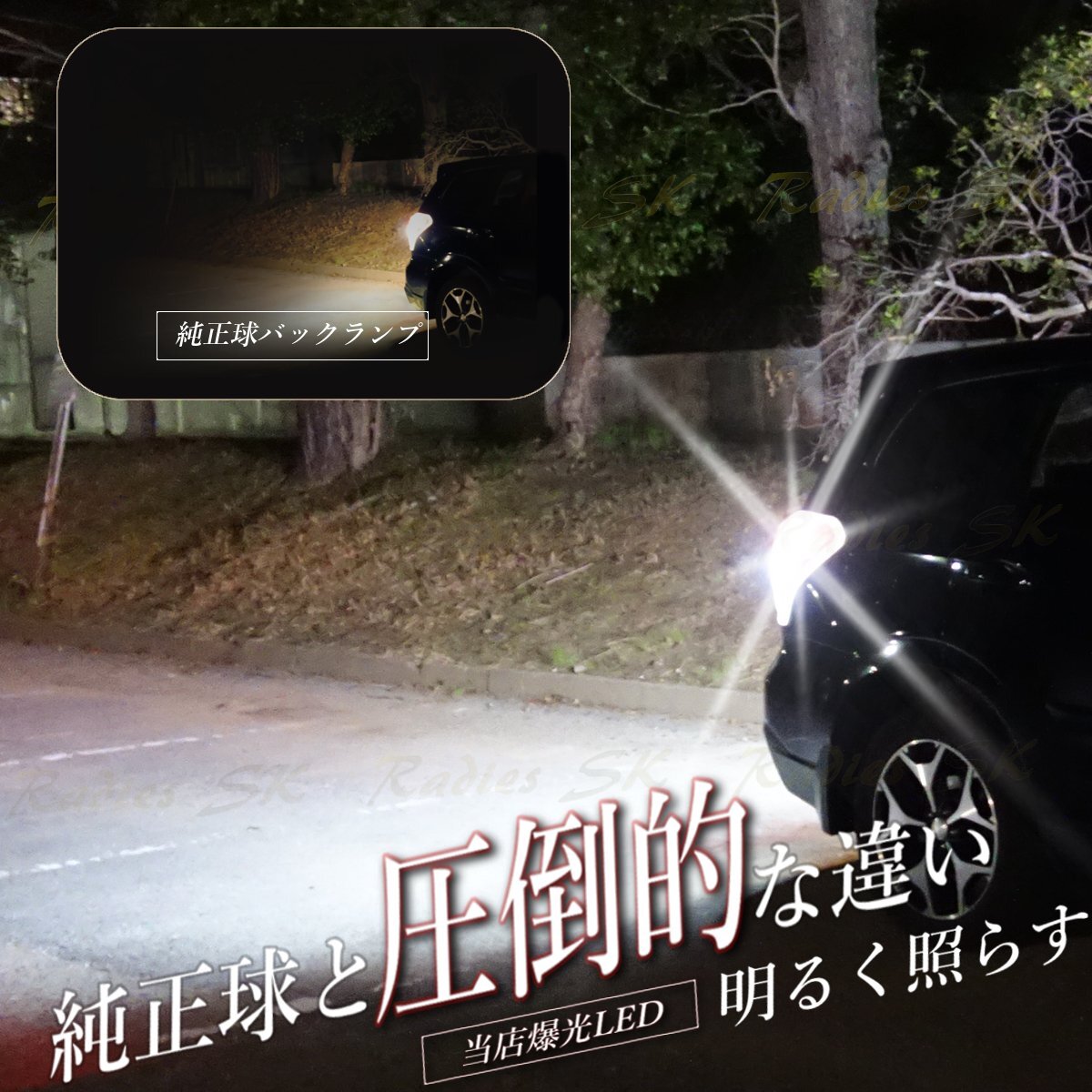 T16 バックランプ 爆光 T10 LED 12V 24V ホワイト ポジション ライセンス マットレッド 2球 42SMD 1年保証 赤い新星 Radies SK