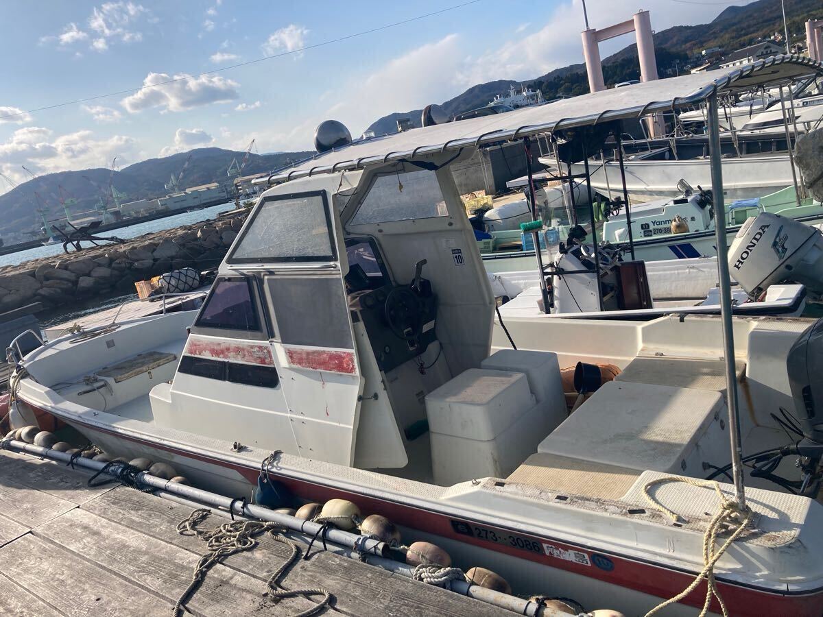 ☆広島発 YAMAHA UF23 4スト115馬力 検査付き 油圧操舵 陸送可能 ☆広島発 YAMAHA UF23 4スト115馬力 検査付き 油圧操舵 陸送可能