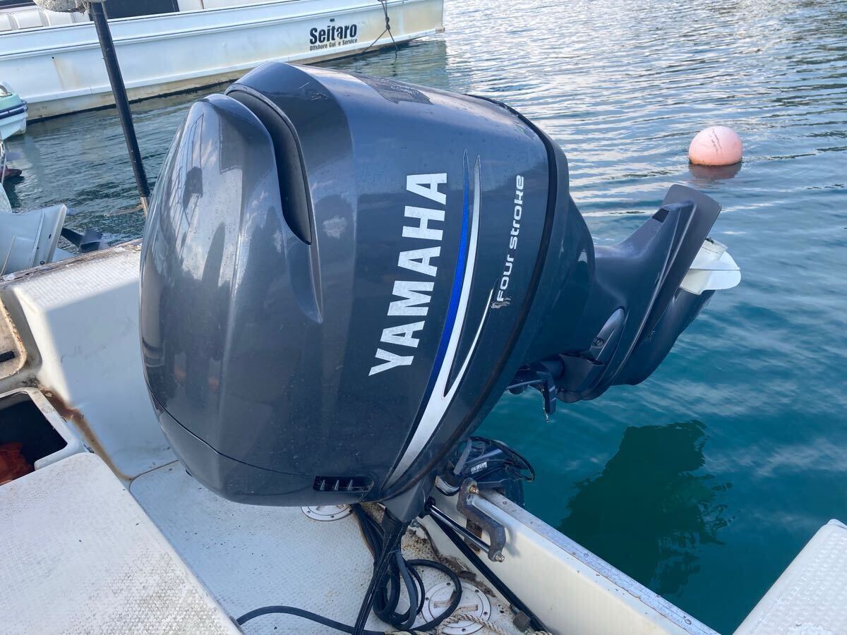 ☆広島発 YAMAHA UF23 4スト115馬力 検査付き 油圧操舵 陸送可能 ☆広島発 YAMAHA UF23 4スト115馬力 検査付き 油圧操舵 陸送可能