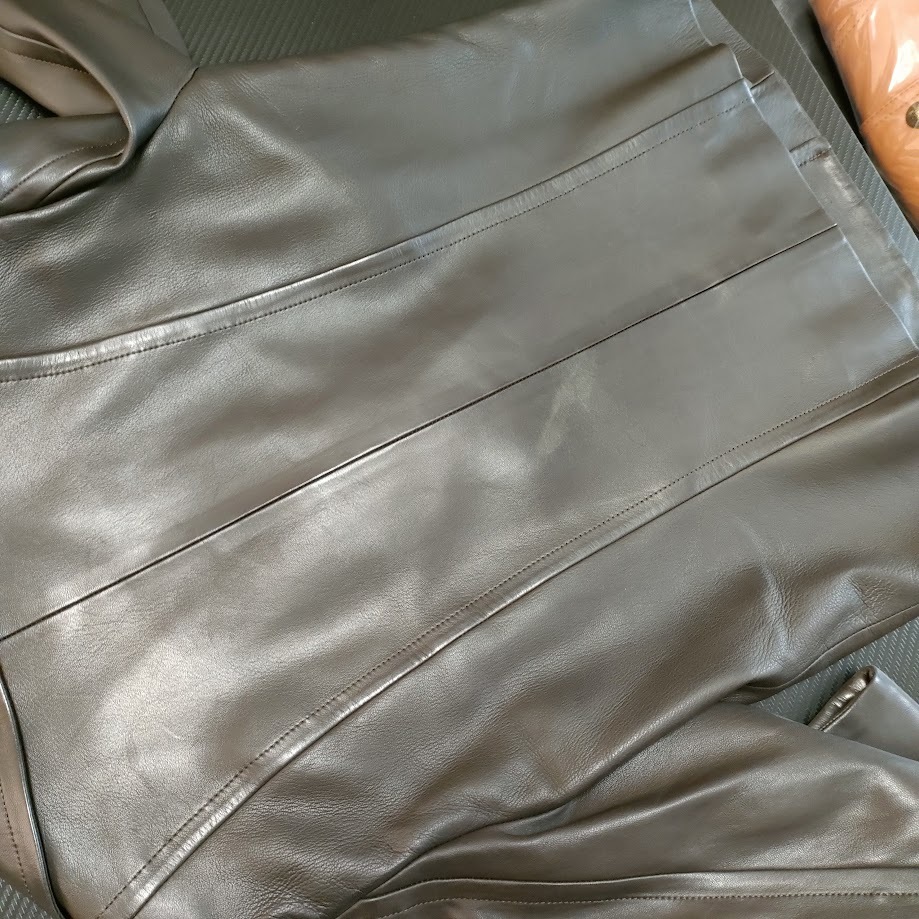 Theory luxe セオリーリュクス ラムレザー ライダース ジャケット 42