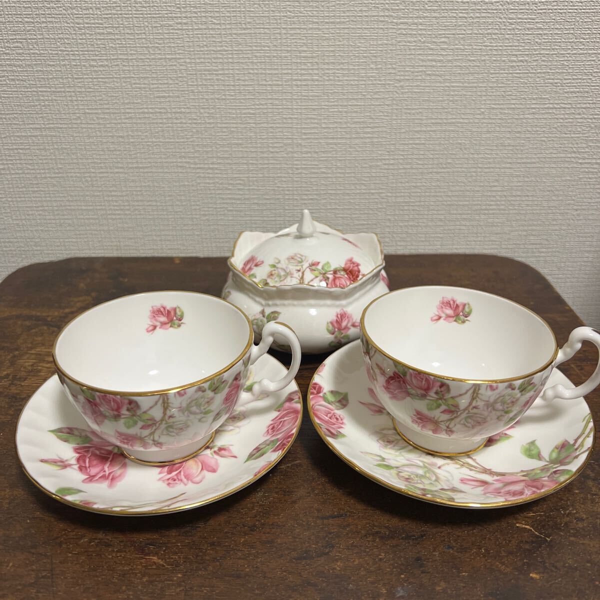 AYNSLEY　エインズレイ　 カップ ソーサー　シュガーポット