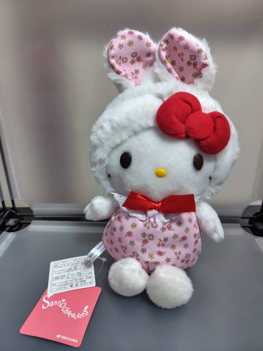 ハローキティフラワーバニーぬいぐるみ新品タグ付きサンリオ ハローキティフラワーバニーぬいぐるみ新品タグ付きサンリオ