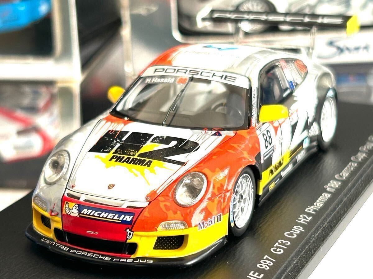 スパーク1/43 Porsche 997 GT3 Cup H2 Pharma n°88 Carrera Cup Paul Ricard 2013 [SF073] 189/300