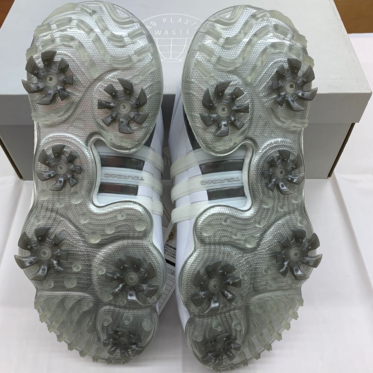 即決■展示品 ゴルフシューズ / adidas アディダス　TOUR360 22　GV7245 ホワイト　26.5cm