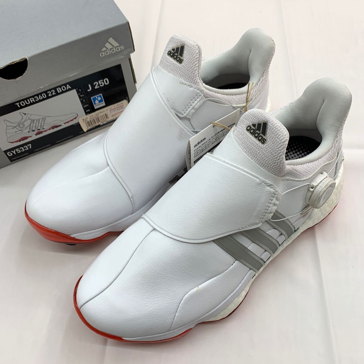 即決■展示品 ゴルフシューズ / adidas アディダス　TOUR360 22 BOA　GY5337　25.0cm　訳あり