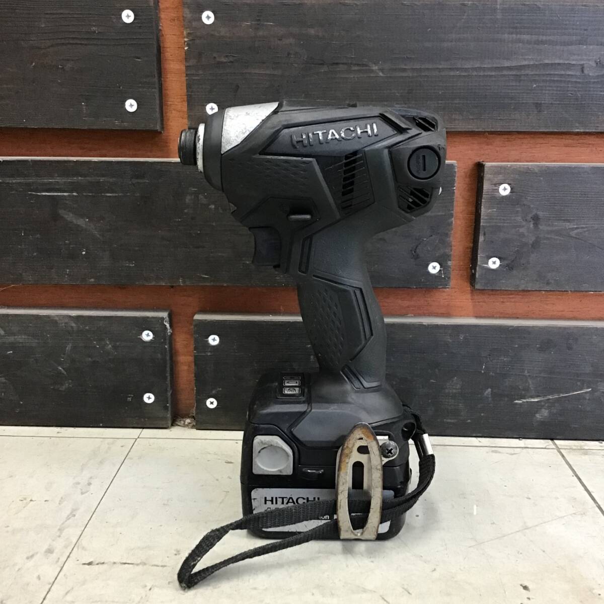 【現状品】 ハイコーキ/HIKOKI ※旧:日立工機 コードレスインパクトドライバー WH14DKL(NN)(B) ■送料無料・代引き・店頭受取対応■