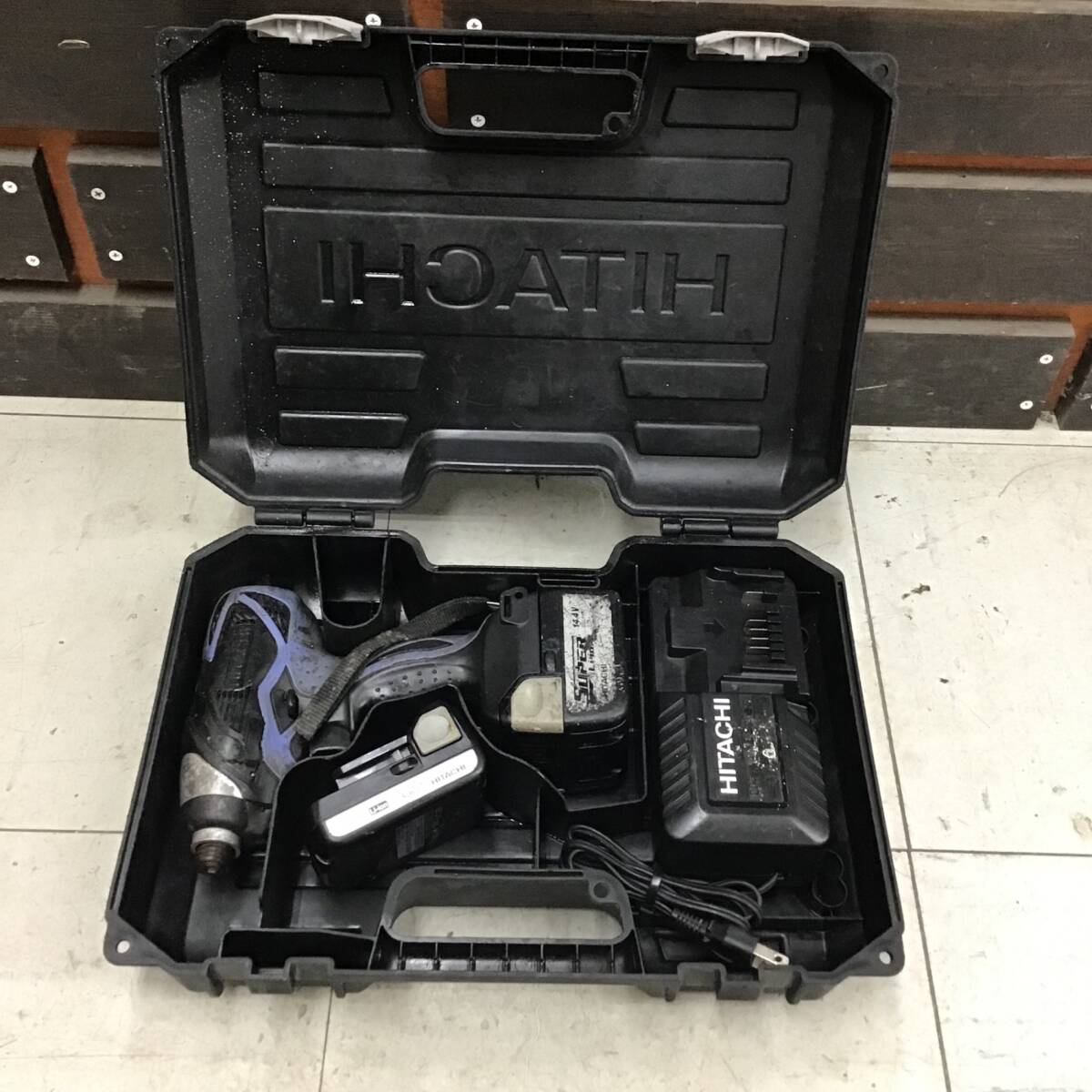 【現状品】 ハイコーキ/HIKOKI ※旧:日立工機 コードレスインパクトドライバ FWH14DSAL(2LEGK) ■送料無料・代引き・店頭受取対応■