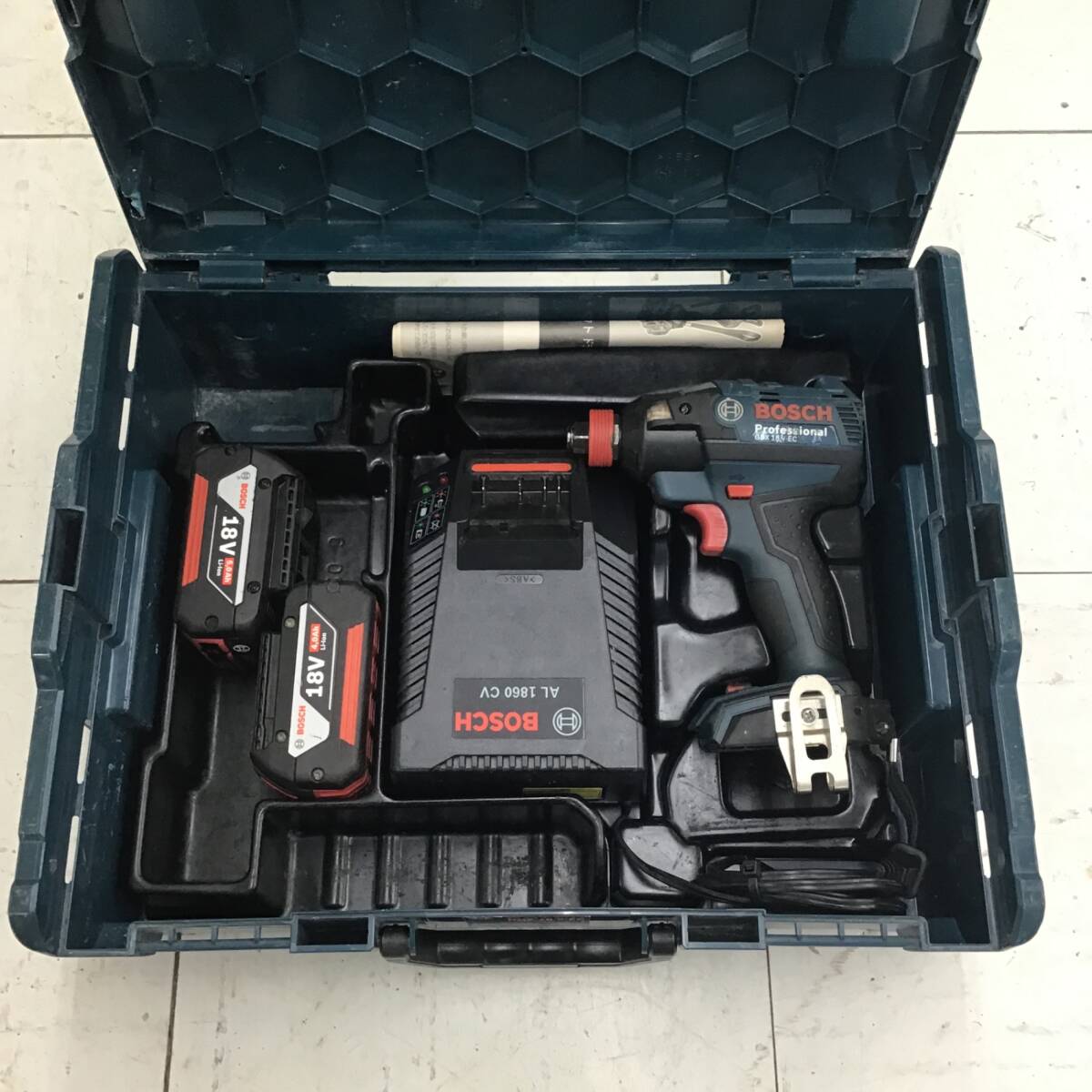 【中古品】 BOSCH/ボッシュ コードレスインパクトドライバー・レンチ・GDX18V-EC ■送料無料・代引き・店頭受取対応■