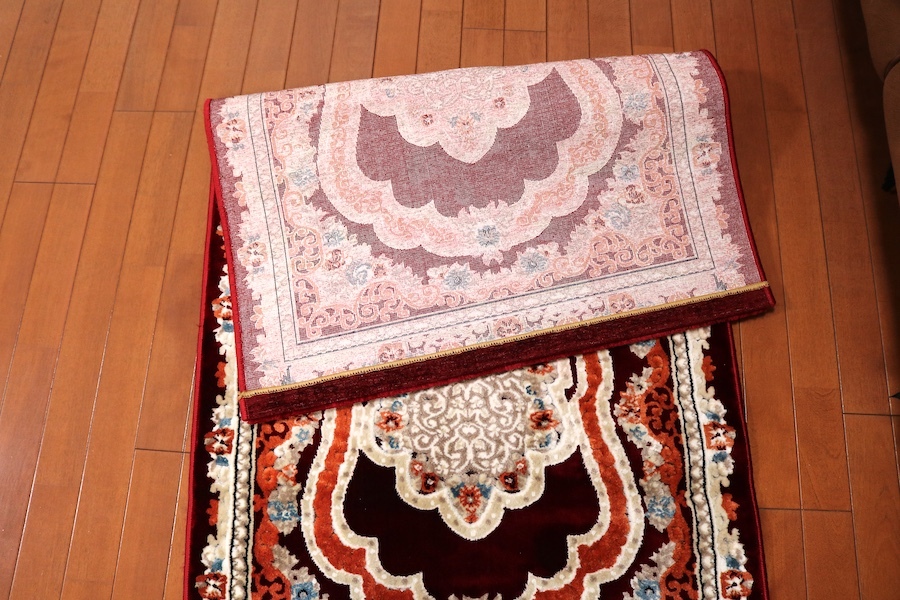 □玄関マット□ペルシャ柄絨毯□78×151 □新品未使用□ラグ □玄関マット□ペルシャ柄絨毯□78×151 □新品未使用□ラグ