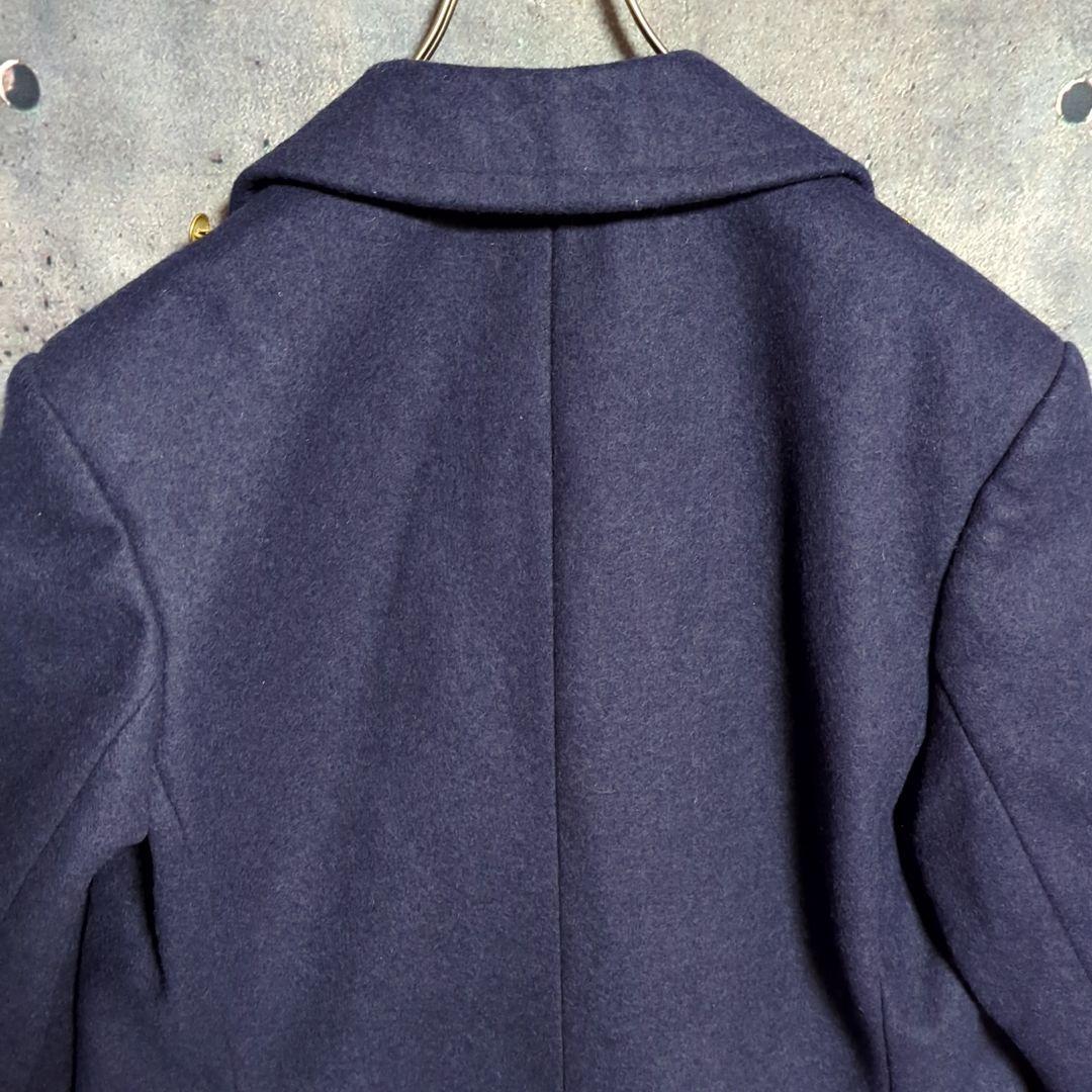 70s GR 50 東ドイツ軍 メルトンウール コート ダブルPコート 金 70s GR 50 東ドイツ軍 メルトンウール コート ダブルPコート 金