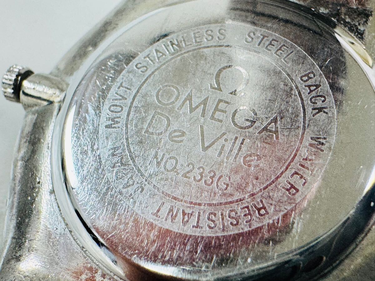♪ OMEGA オメガ De Ville デビル NO.233Gクオーツ シルバー系 ♪ OMEGA オメガ De Ville デビル NO.233Gクオーツ シルバー系
