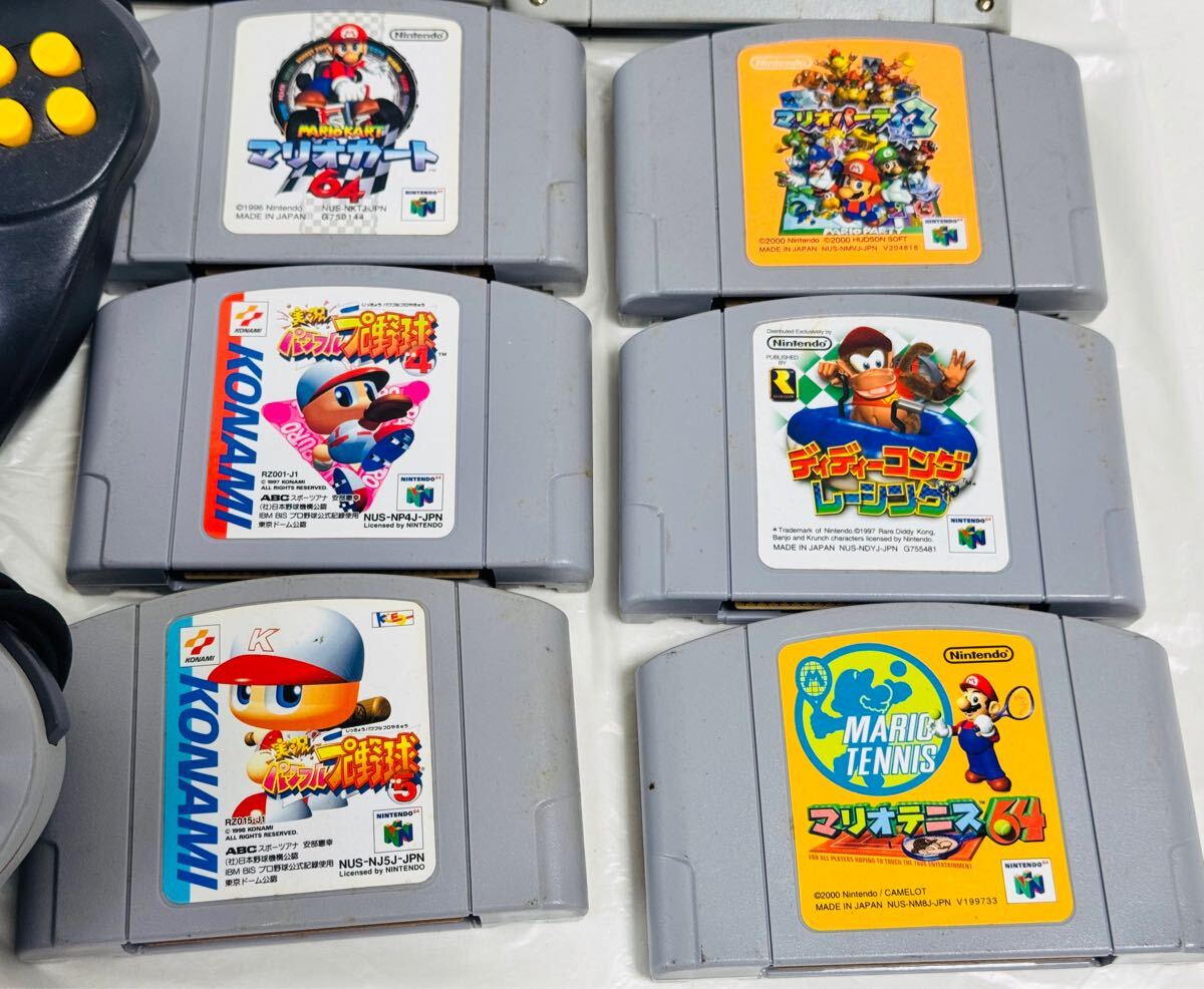 Ξ 任天堂ニンテンドー 64 本体＆ソフト6本＆コントローラー×3＆