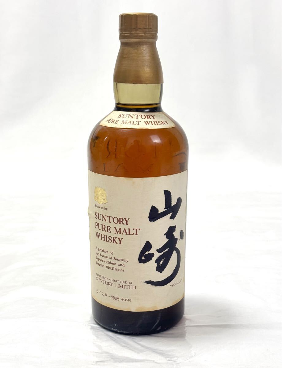 未開栓 サントリー 山崎 ピュアモルト 760ml 43% ベロアケース 未開栓 サントリー 山崎 ピュアモルト 760ml 43% ベロアケース