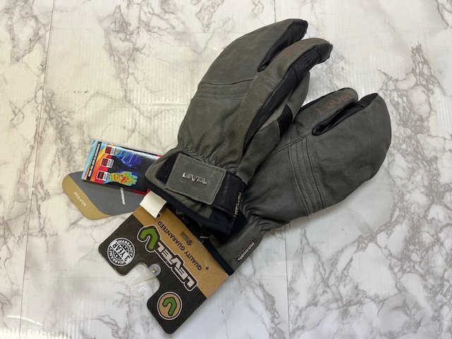 1●1140 未使用品! LEVEL(レベル) Rexford Trigger Anthracite サイズXL(9.5) 5000UT.15 手袋 グローブ レターパック[札幌・店頭引き取り