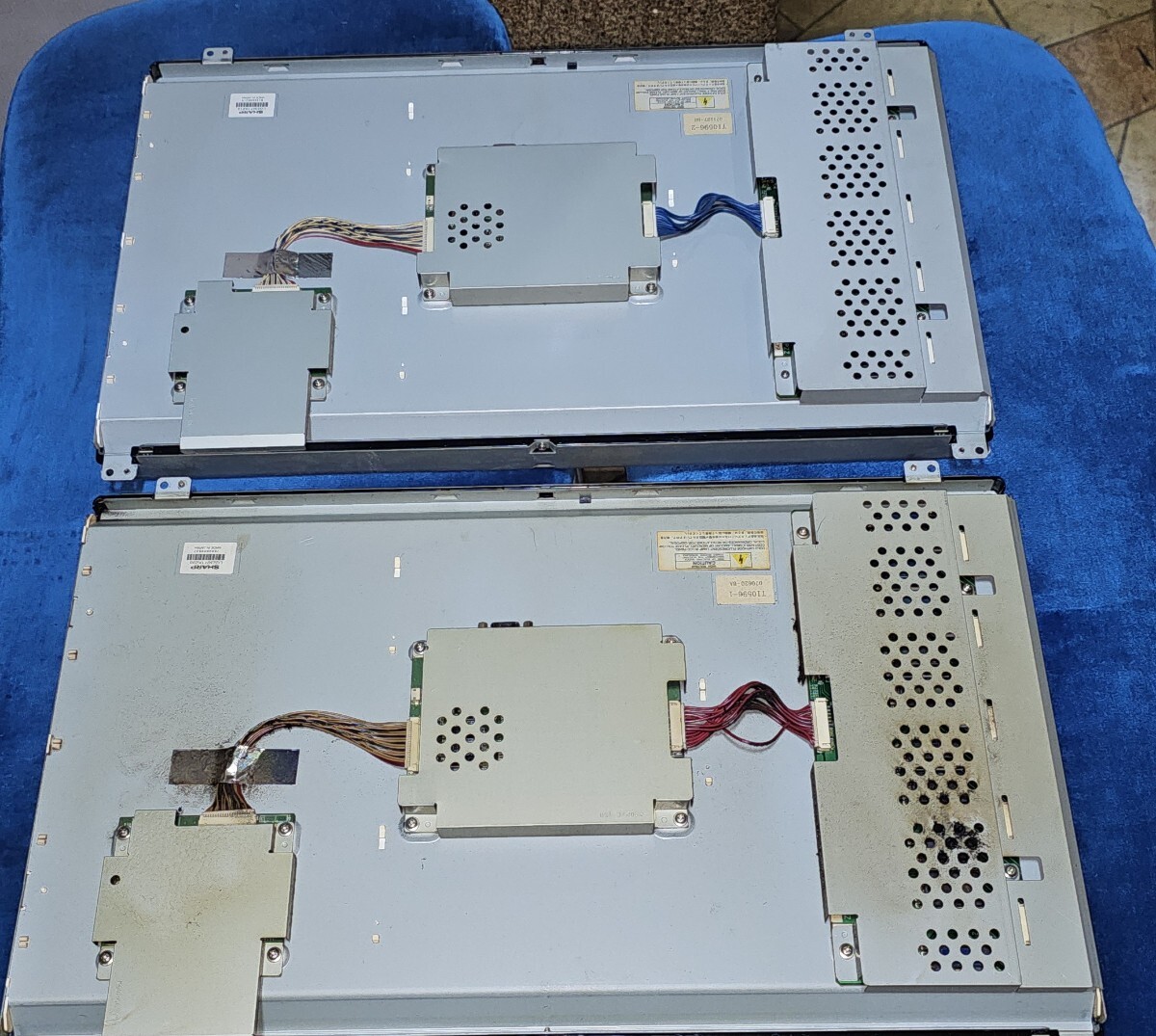 最低価格の 麻雀格闘倶楽部 液晶モニター 2枚セット C筐体 コナミ KONAMI 筐体、コントロールパネル