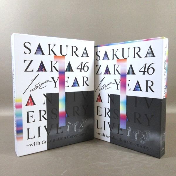K601●櫻坂46「1st YEAR ANNIVERSARY LIVE with Graduation Ceremony 完全生産限定版 Amazon.co.jp限定三方背収納ケース付」Blu-ray