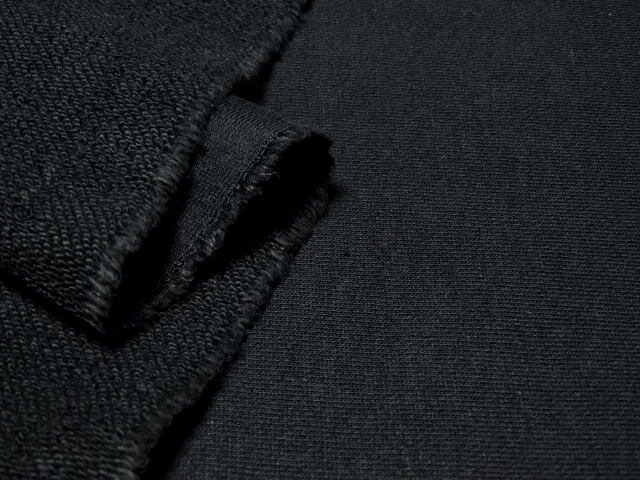  cotton / nylon .ko-te.la heavy reverse side wool knitted interim soft black 6m