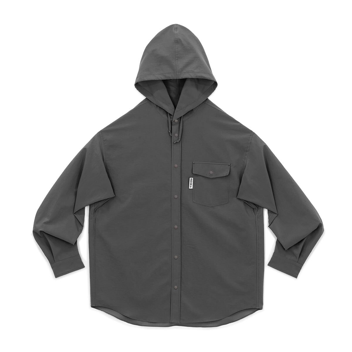 【新品未使用】 RIDGE MOUNTAIN GEAR HoodedLong SleeveShirt CoastGrey メンズL フーデッドロングスリーブシャツ　リッジマウンテンギア