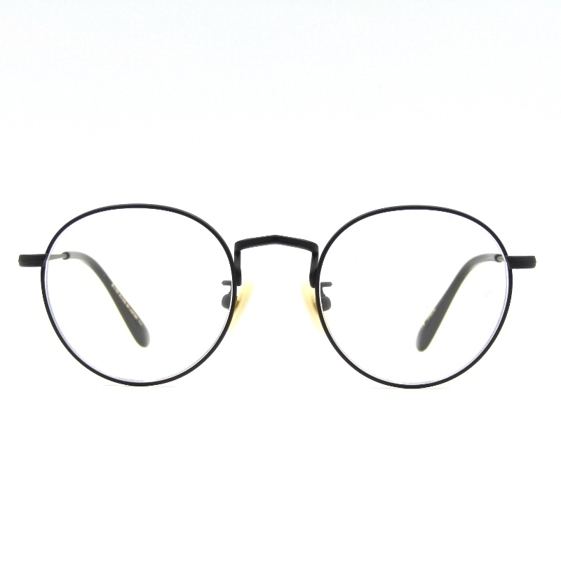 未使用 OLIVER GOLDSMITH オリバーゴールドスミス メガネフレーム RADLETT 46 ラドレット ボストン 日本製 M Nero 65006838_画像2