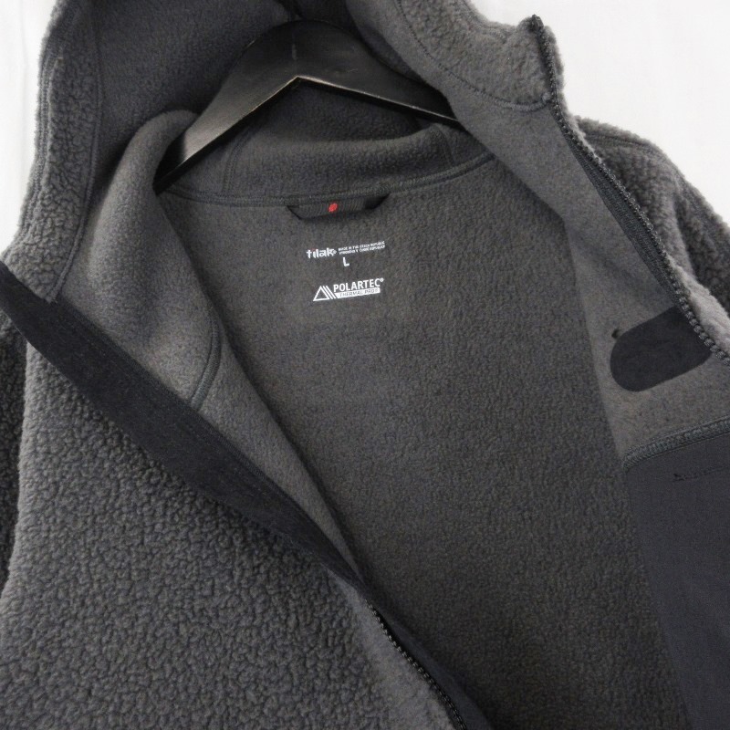 !_Poutnik by Tilak Poe тоник baiti подставка боа жакет Nuuk Boa Hoodie POLARTEC флис серый L 70016384