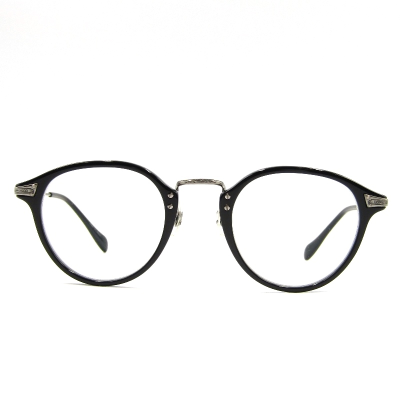 OLIVER PEOPLES × POKER FACE オリバーピープルズ メガネフレーム ULMAN 2016.11 BK ブラック/アンティークシルバー 度入り 61001689