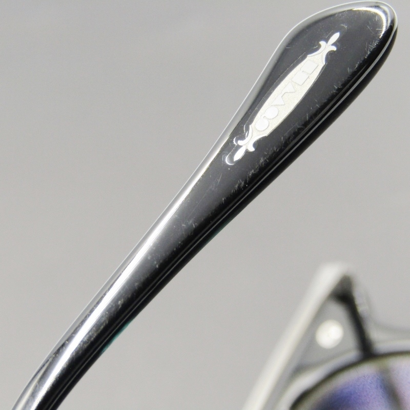 OLIVER PEOPLES × POKER FACE オリバーピープルズ メガネフレーム ULMAN 2016.11 BK ブラック/アンティークシルバー 度入り 61001689
