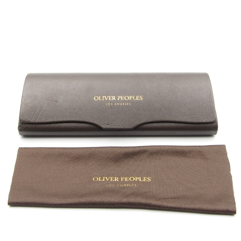 OLIVER PEOPLES × POKER FACE オリバーピープルズ メガネフレーム ULMAN 2016.11 BK ブラック/アンティークシルバー 度入り 61001689