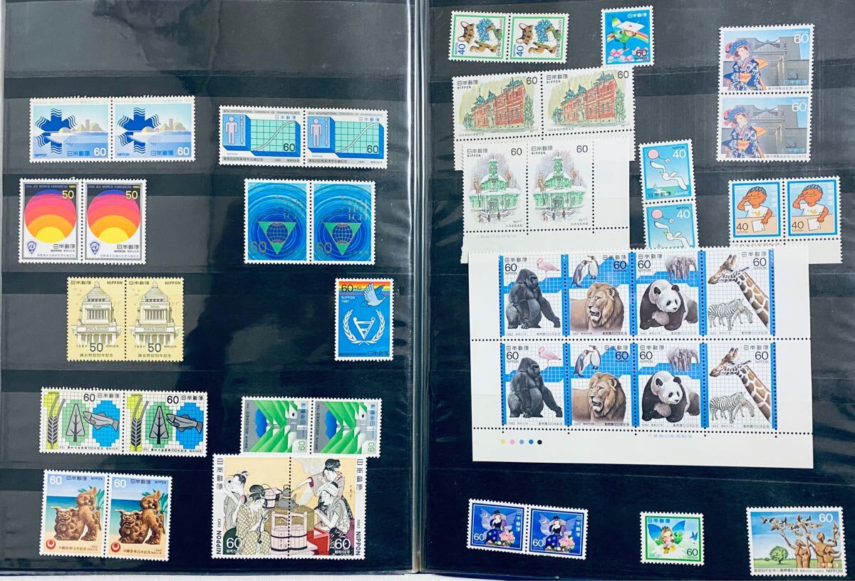 未使用・日本・切手集】1964東京五輪記念切手等 全327枚(額面13512