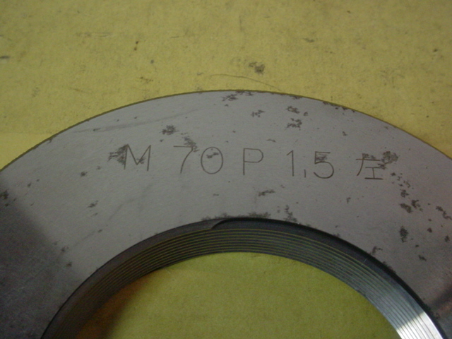 Yahoo!オークション - 左ネジ M70 1.5 GR2-IR2 中古品 ミリ Yahoo!オークション - 左ネジ M70 1.5 GR2-IR2 中古品 ミリ