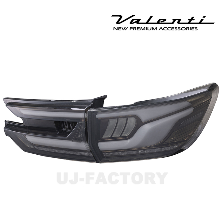 Valenti драгоценности LED задний фонарь ULTRA Subaru Levorg VN5/VNH (2020/10~) свет затонированный / черный хром TSVNLEU-SB-1