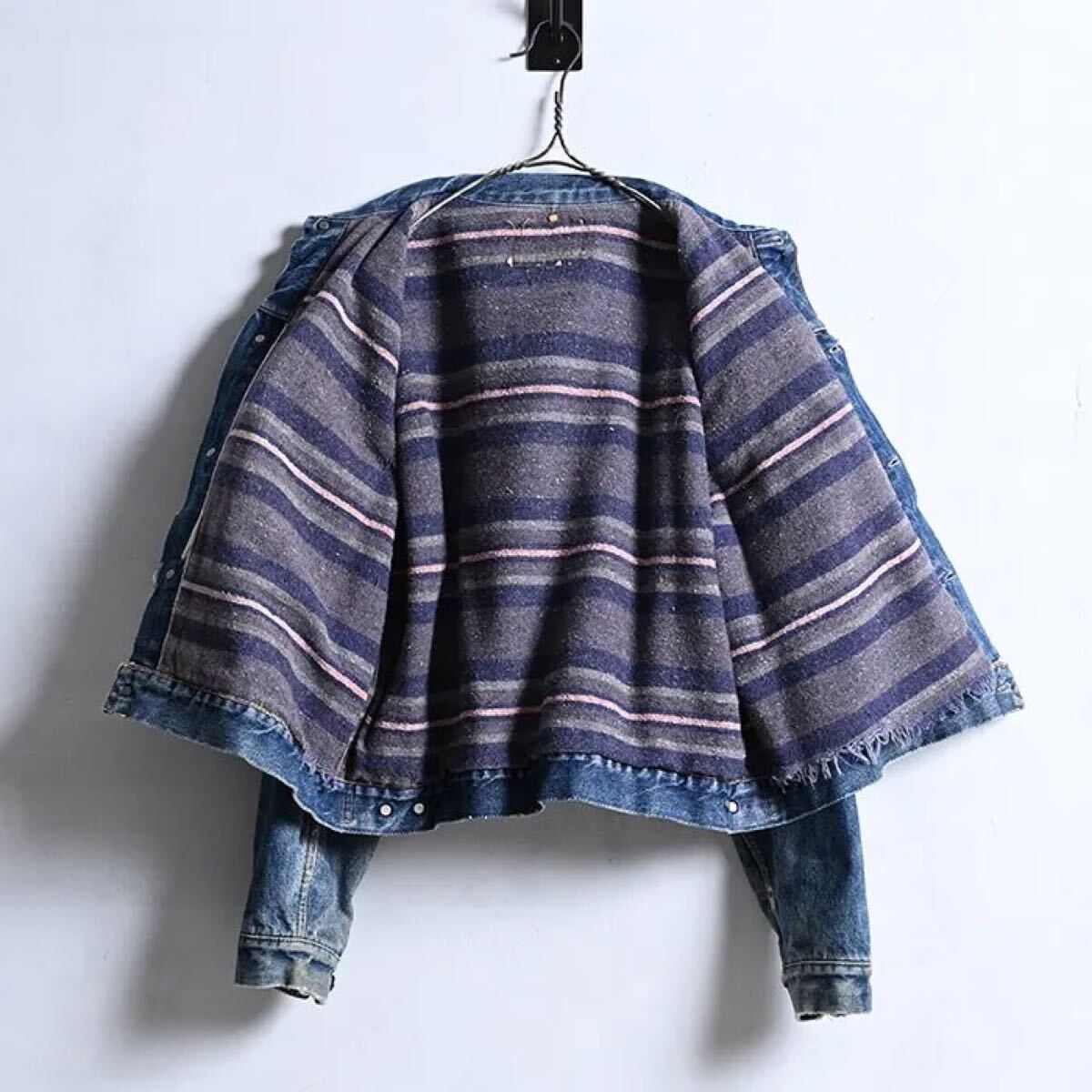 表記サイズ50? LEVI'S 517XX DENIM JACKETハギ 1950'S SUPER 表記サイズ50? LEVI'S 517XX DENIM JACKETハギ 1950'S SUPER