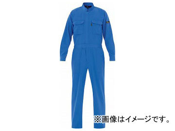 ミドリ安全 ベルデクセル T/C帯電防止ツナギ服 ブルー L VE 413-L(7949855)_画像1