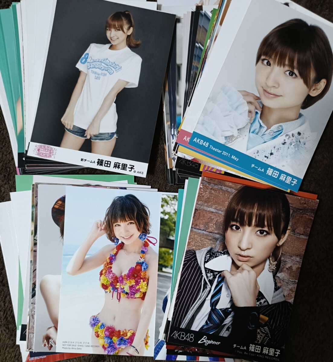 ■希少■元 AKB48 篠田麻里子 公式 写真 5コンプ 22枚セット レア Yahoo!オークション - AKB48 篠田麻里子 生写真約130枚