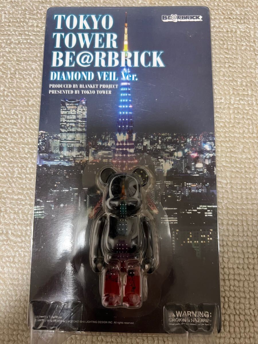 ベアブリック 東京タワー DIAMOND VEIL ver. 100% BE@RBRICK MEDICOM TOY