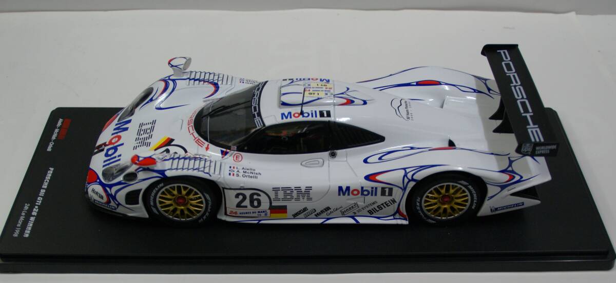 【WERK83】1/18 ポルシェ 911 GT1-98 3.2L ターボ #26 1998年 ルマン24hレース優勝車 (商品№ W18029001 )ダイキャスト製のミニカー