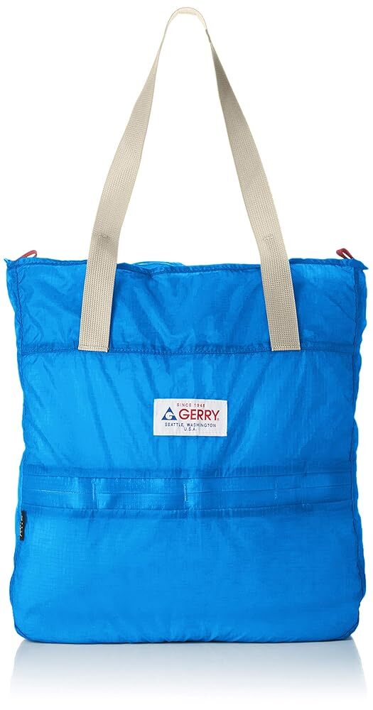 【即発送】[ジェリー] トートバッグ ポケッタブルトート 容量:17L カラビナ付き GE-1403 ブルー※北海道沖縄発送不可
