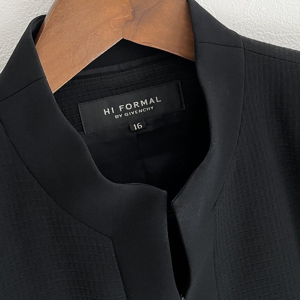 #ancji van si. высокий формальный GIVENCHY HI FORMAL юбка костюм 16 чёрный черный формальный большой размер женский [916230]