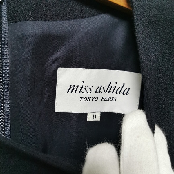 #wnc ミスアシダ missashida ワンピース バックジップ 9 紺 レディース [902992]_画像5