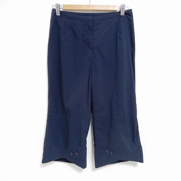 #anc ティービーセンソユニコ tb Sensounico クロップド パンツ 40 ネイビー レディース [875548]