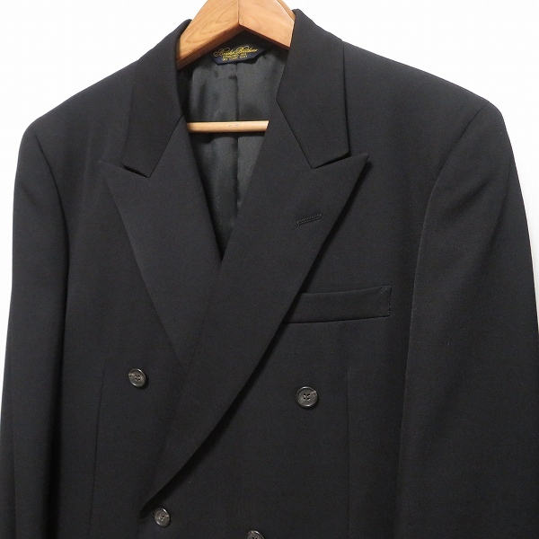 #anc ブルックスブラザーズ BrooksBrothers ダブルスーツ 濃紺 D6B 背抜き センターベント メンズ [918588]