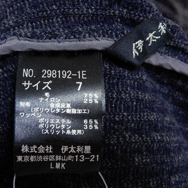 #wnc 伊太利屋 GKITALIYA ノースリーブ ワンピース 7 グレー系 ニット ジップアップ レディース [922610]