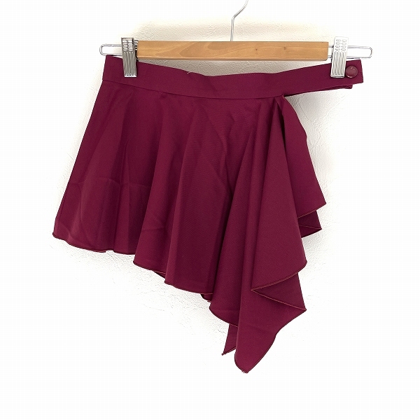 #anc クリスチャンディオール ChristianDior プレタポルテ PRET A PORTER スカート M ワインレッド ヴィンテージ レディース [909387]