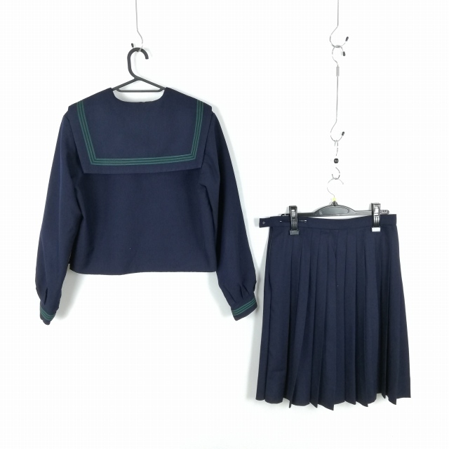 1円 セーラー服 スカート スカーフ 上下3点セット 冬物 赤5本線 1円 セーラー服 スカート スカーフ 上下3点セット 冬物 赤5本線