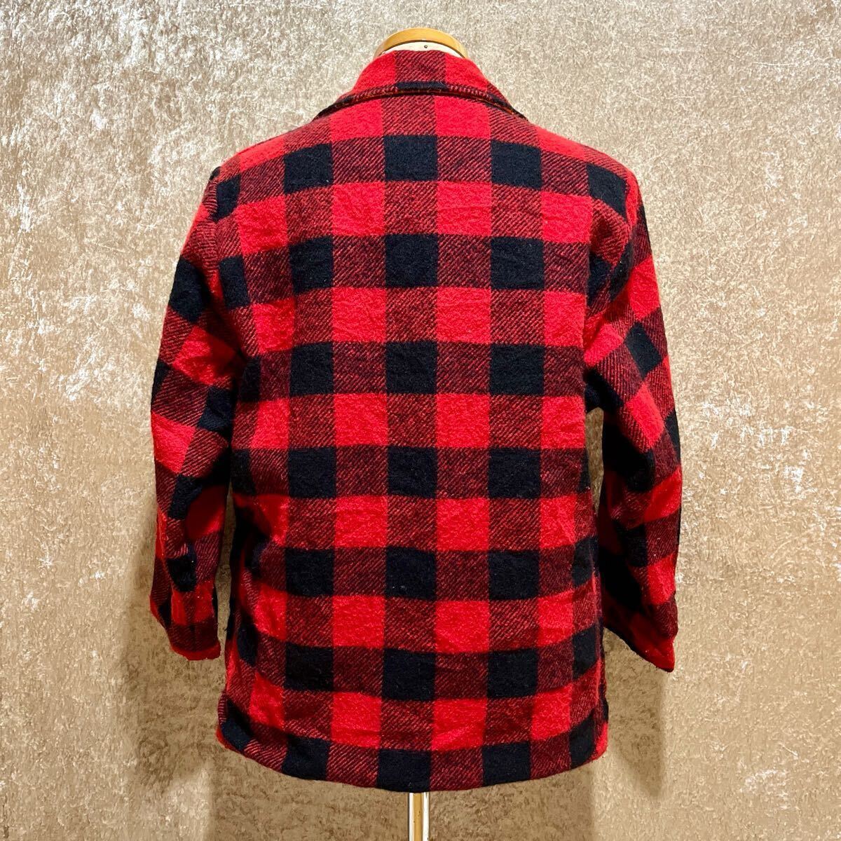 80’s 90’s バッファローチェック リバーシブル ジャケット 検索: 古着 アメカジ ブロックチェック 80年代 90年代_画像2