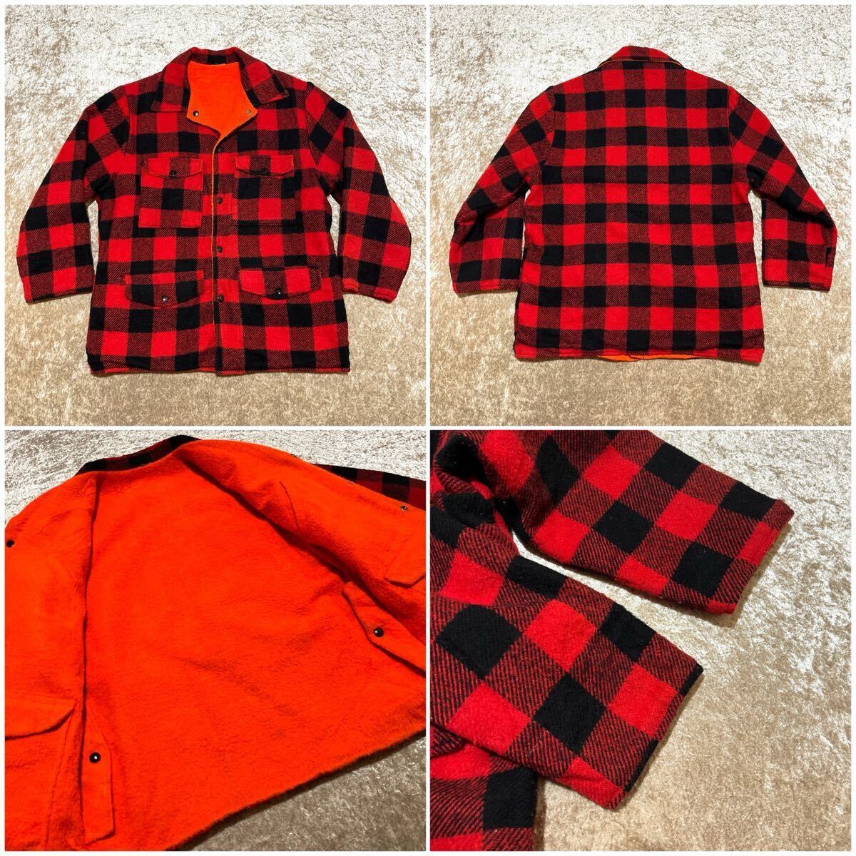 80’s 90’s バッファローチェック リバーシブル ジャケット 検索: 古着 アメカジ ブロックチェック 80年代 90年代_画像7