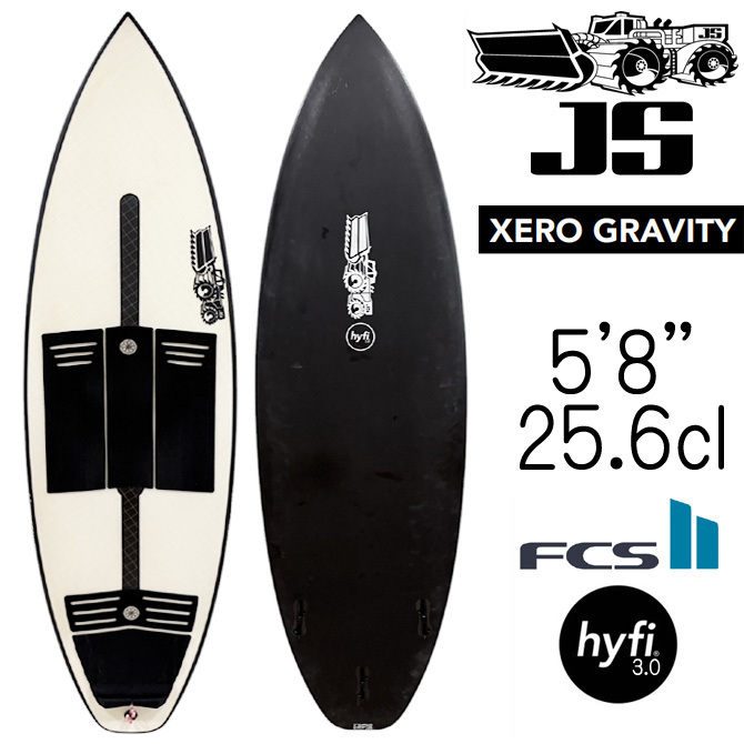 JSサーフボード ゼロ グラビティ ハイファイ 3.0 EPS モデル 5'8 25.6L ユーズドボード / JS Industries Xero Gravity Hyfi 3.0