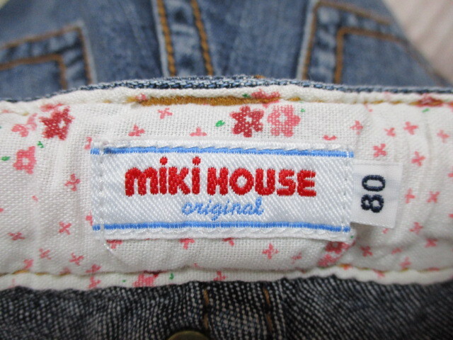 Ω Miki House Ω * симпатичный джинсы * голубой 80.41216