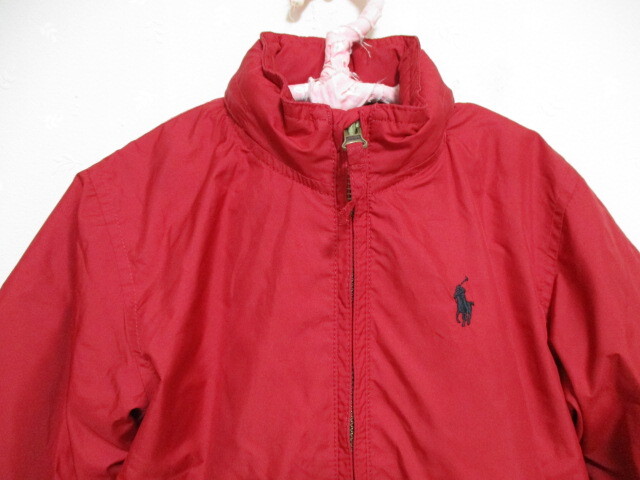 Ω ラルフローレン Ω ★ 可愛いフード付きジャンパー ★赤 90㎝ 41216_画像2