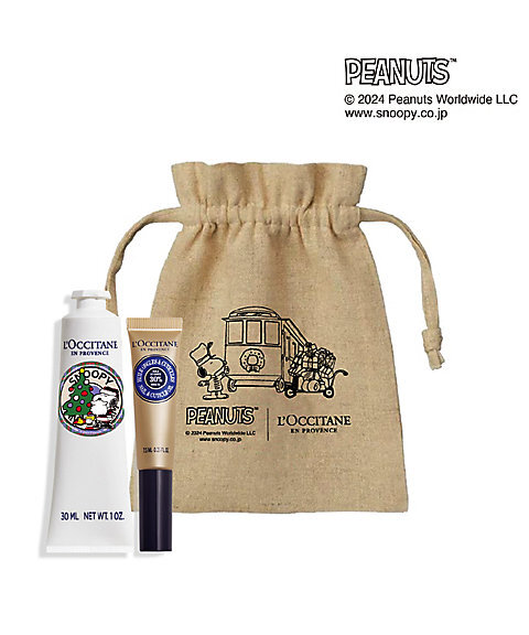 新品★L(fēng)'OCCITANE ロクシタン?。樱危希希校?シア ハンド＆ネイル?ハンドクリーム?ネイルオイル?オリジナル巾著★限定品